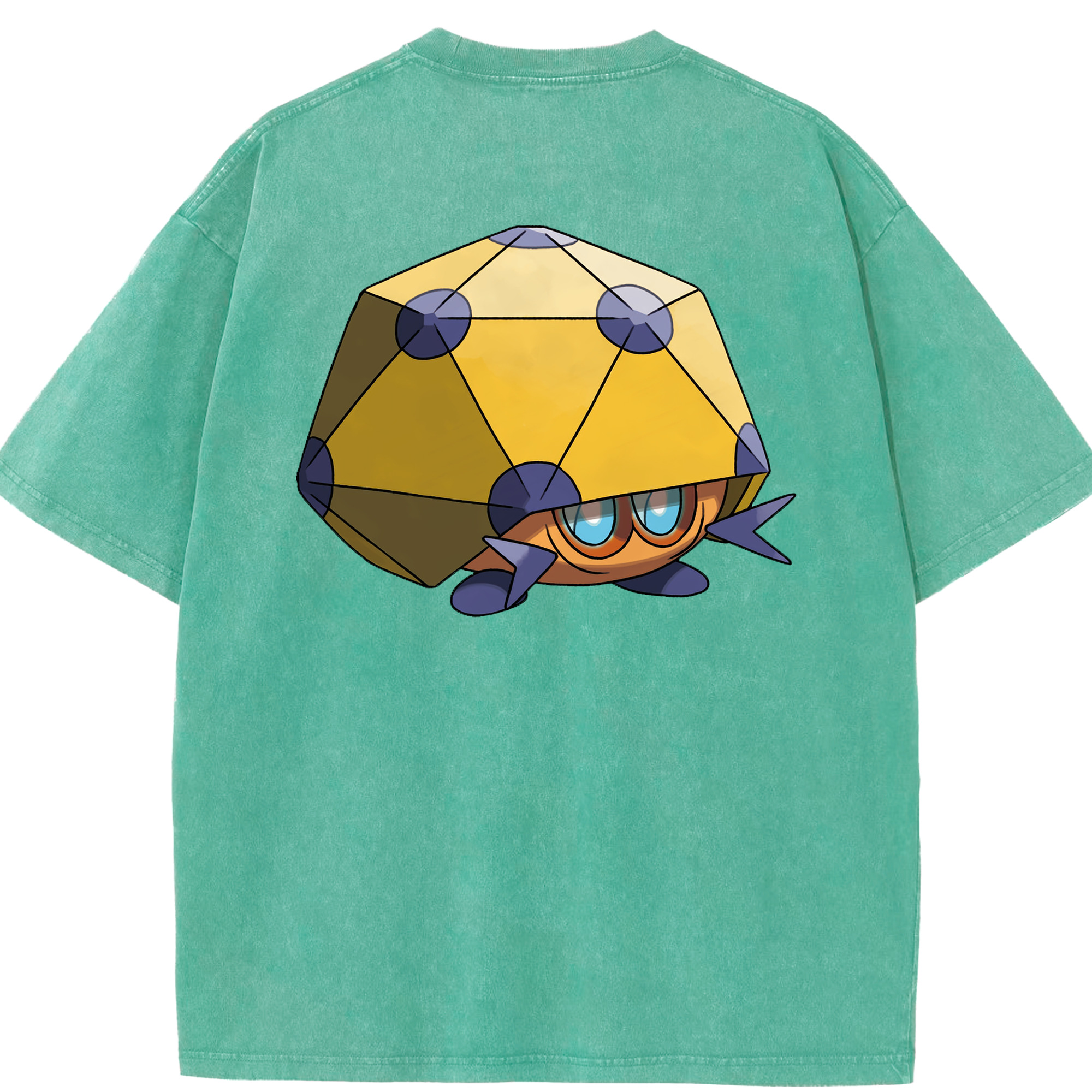 （画像用） ポケットモンスター Pokémon 綿100% ヴィンテージ風 半袖Tシャツ（背面プリント）